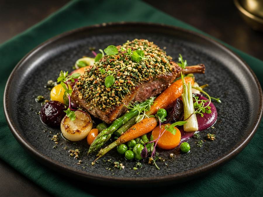 Plat gastronomique de saison chez BistroLoop